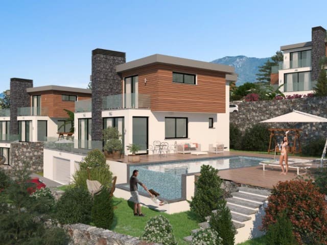 GİRNE ÇATALKÖYDE SON KALAN HEMMEN TESLİM 4+2 TRIPLEX VİLLA