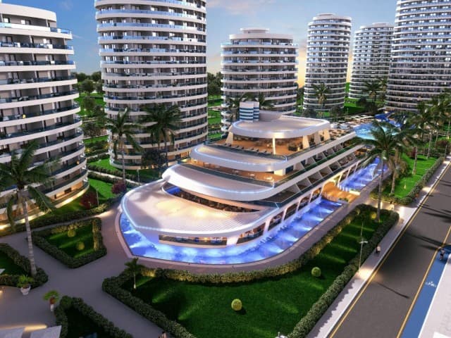 İSKELE LONG BEACH DE SATILIK REZİDANS DAİRELER