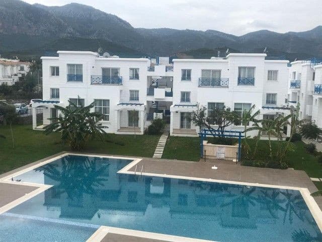 GİRNE ALSANCAK TA 2+1 SATILIK HEMEN TAŞINMAYA HAZIR ,FULL EŞYALI DENİZ MANZARALI DAİRE