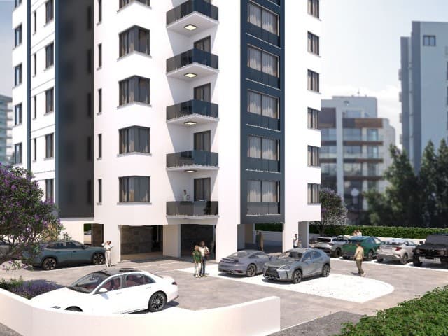 LEFKOŞA YENİŞEHİR..YENİ BAŞLAYAN PROJEMİZDE 2+1 VE 3+1 DAİRELER
